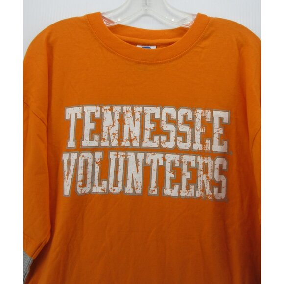 VINTAGE Tennessee Volunteers Shirt Large NCAA Graphic T Tee Thermal - Picture 2 of 9